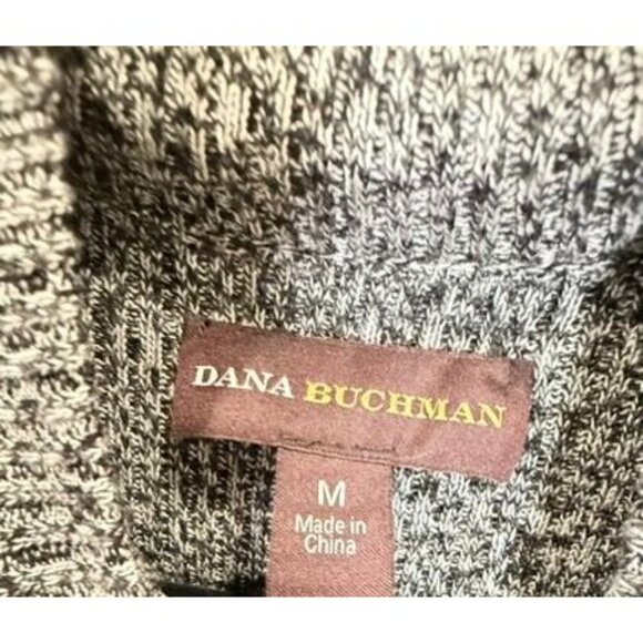 Dana Buchman Gray Mock Neck Sleeveless Sweater Top M | Minimalist Layering Knit - Picture 2 of 4